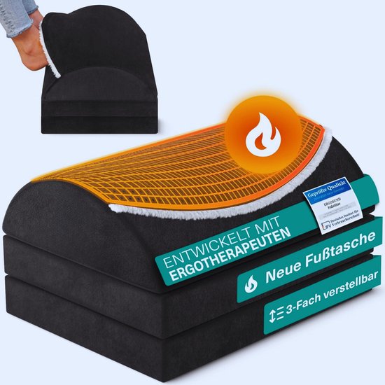 Ergonomische Bureau Voetsteun - Bureaustoel Voetenbankje - Voet Steun Voor Onder Het