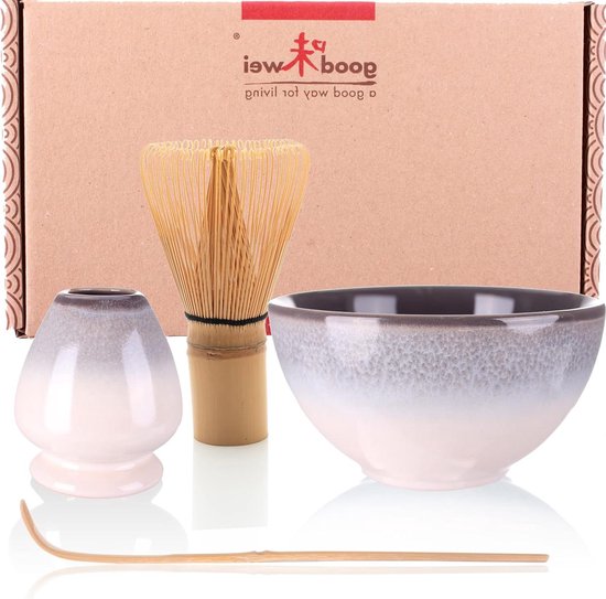 Matcha Set Japanse Theeset Ceremonie Kit Met Hoogwardige Schaal Matchaklopper En Chasen Houder 80 Tetsu 662940121