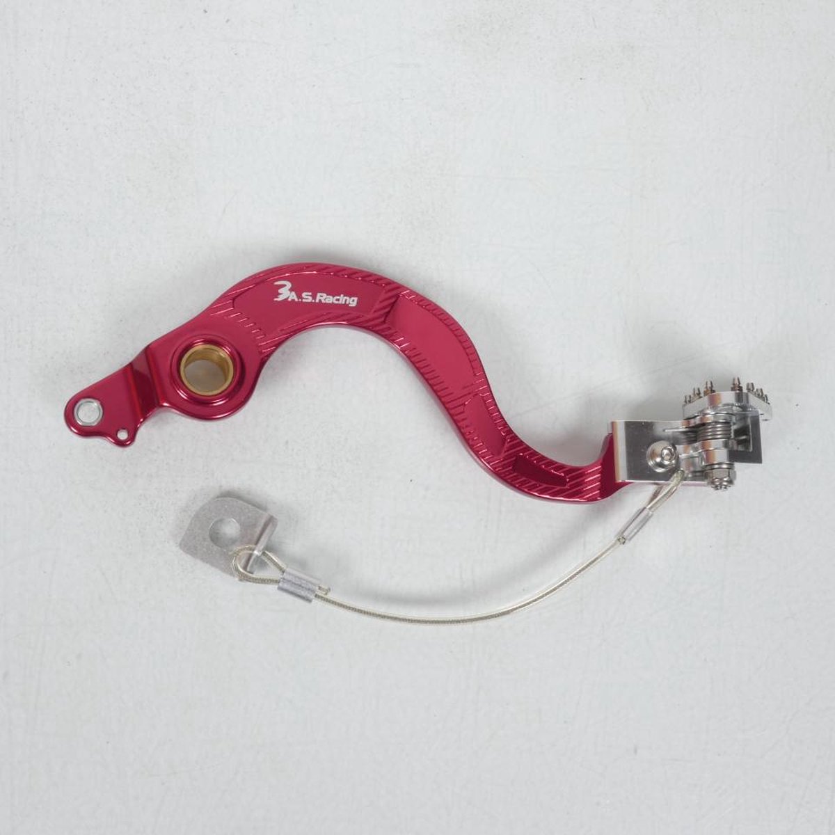 Pédale de frein Rouge Ø15mm 3AS Racing pour moto Honda 150 CRF 2007-2012 PDF1002