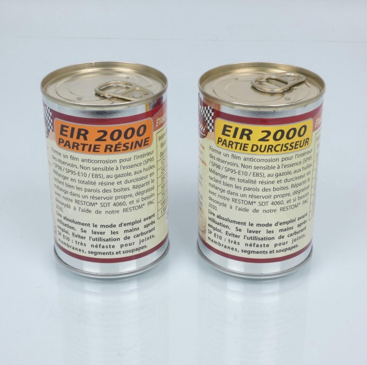 restom eir 2000 anticorrosiehars voor brandstoftanks tot 15l voor motorfietsen