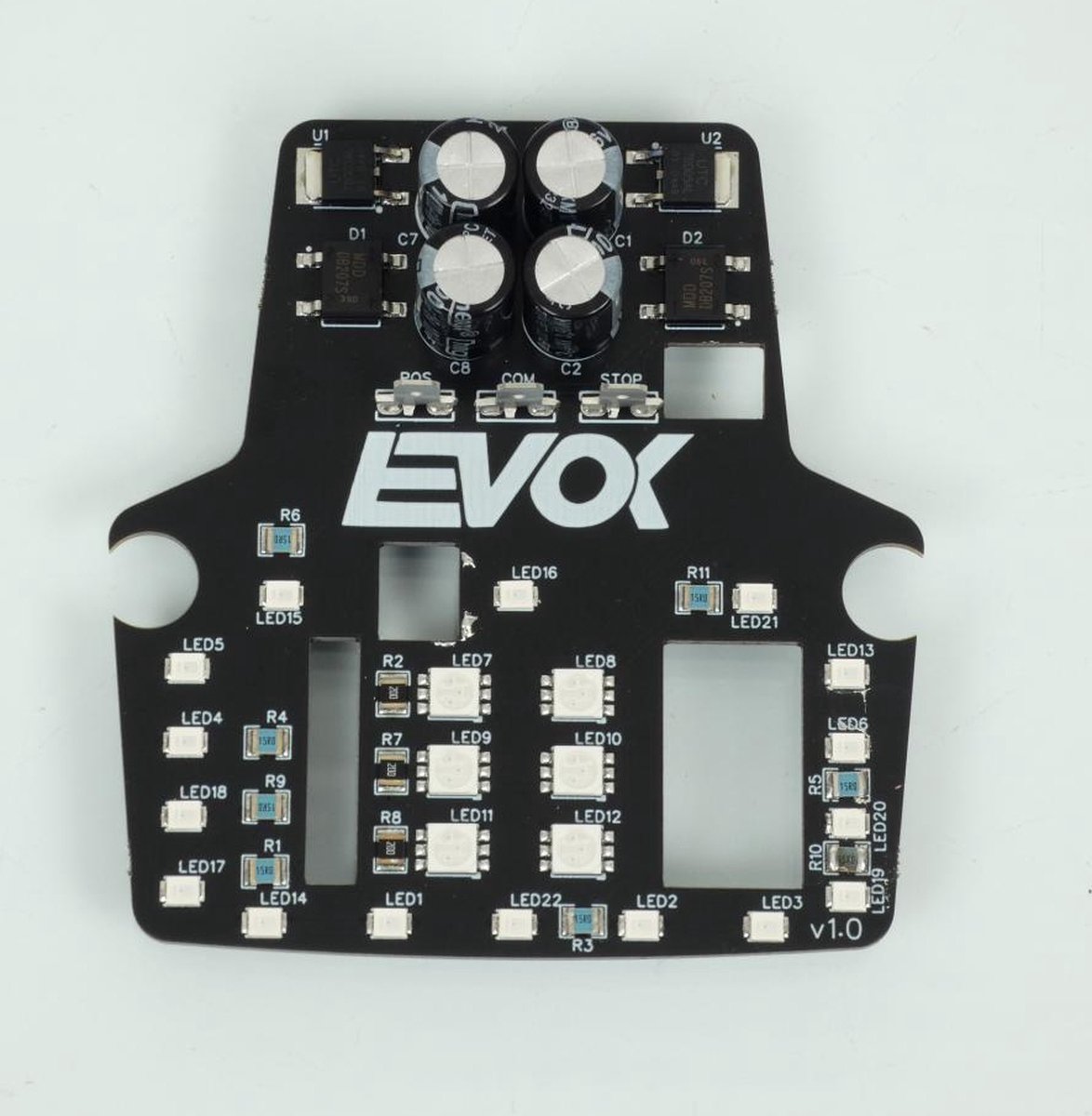 Feu arrière LED 12V EVOK pour scooter Piaggio 125 Vespa primavera 1963 à 1983