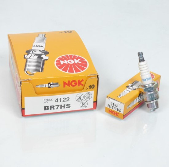 Bougie d'allumage NGK pour Scooter Aprilia 50 Scarabeo 2T 1998 à 2005 BR7HS Neuf