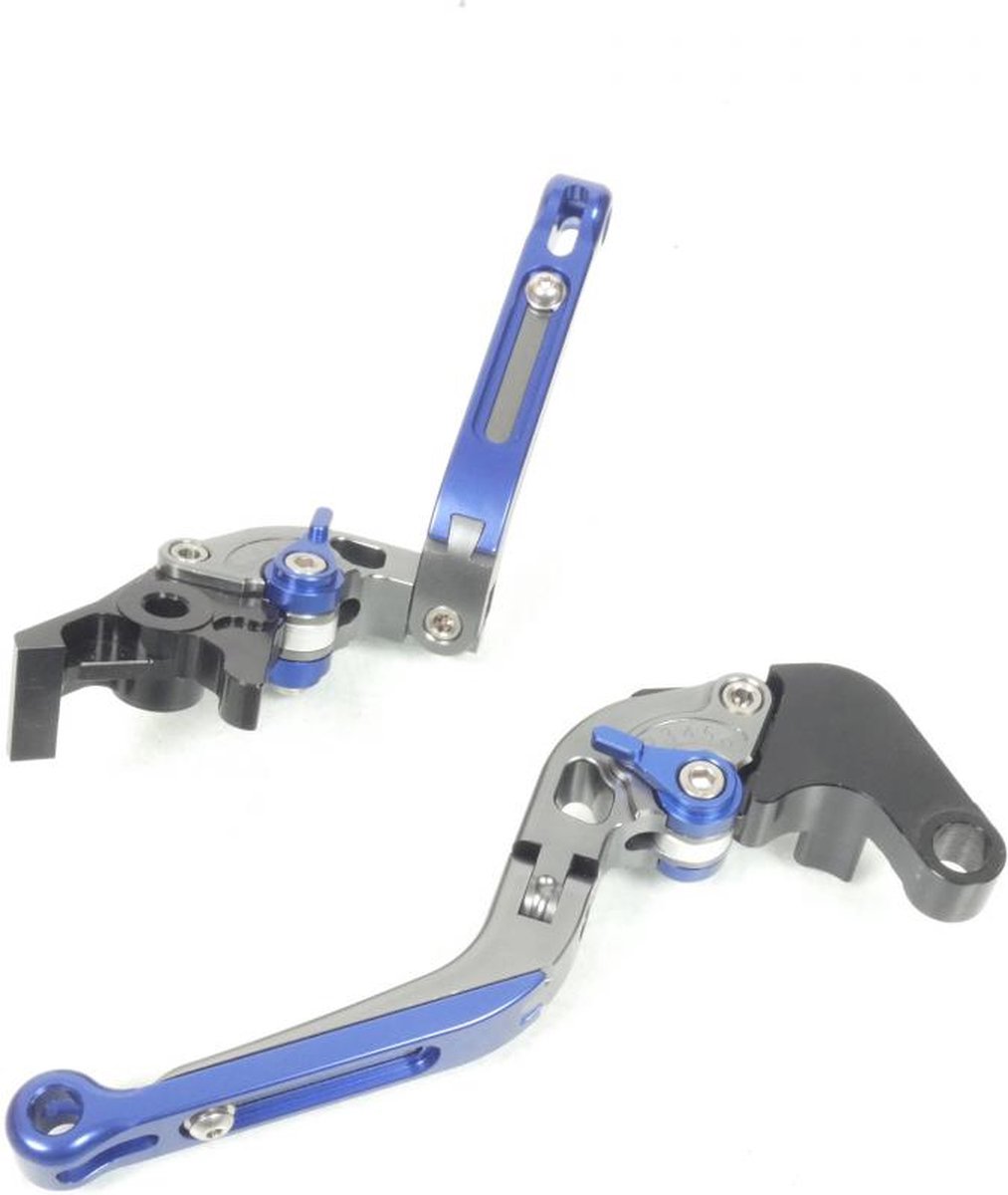 Levier frein droit pour moto Honda Cb 650 F alu CNC gris titane bleu Neuf