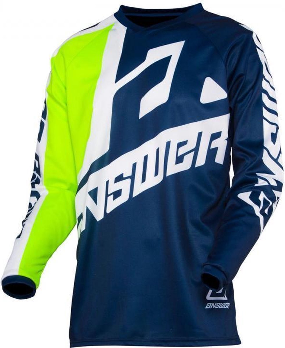 Maillot tee shirt pour moto cross enduro Taille M Answer Syncron Voyd Hyper Acid vert