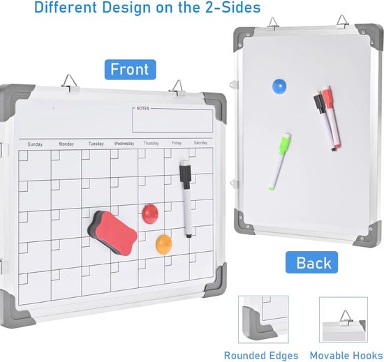 Magnetische Kalender en Planner Kit voor koelkast Magnetische Kalender en Planner Kit voor koelkast