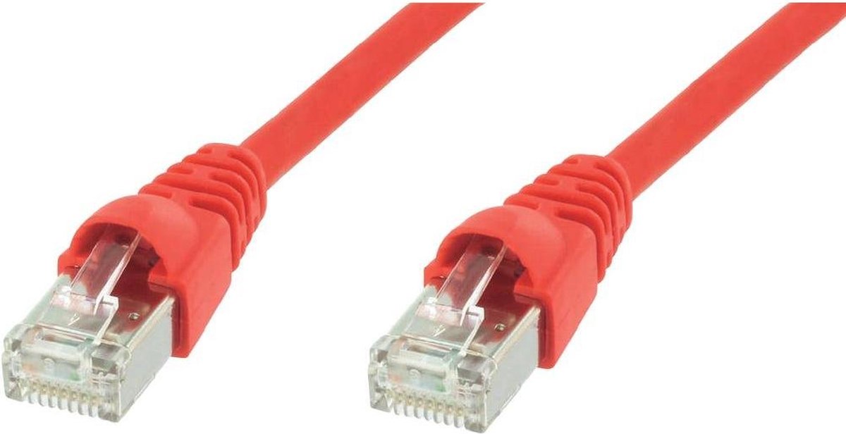 Telegärtner MP8 FS 600 LSZH-5,0 red 5m Rood netwerkkabel