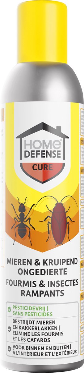 Home Defense - Mieren en insectenspray 300ml - Pesticidevrij - Effectieve Insectenbestrijding - Veilig voor Kinderen en Huisdieren - Insecticide