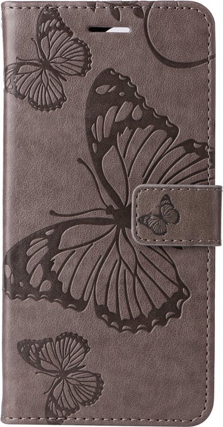 Coverup Butterfly Book Case Convient pour Samsung Galaxy A15 Case - Grijs