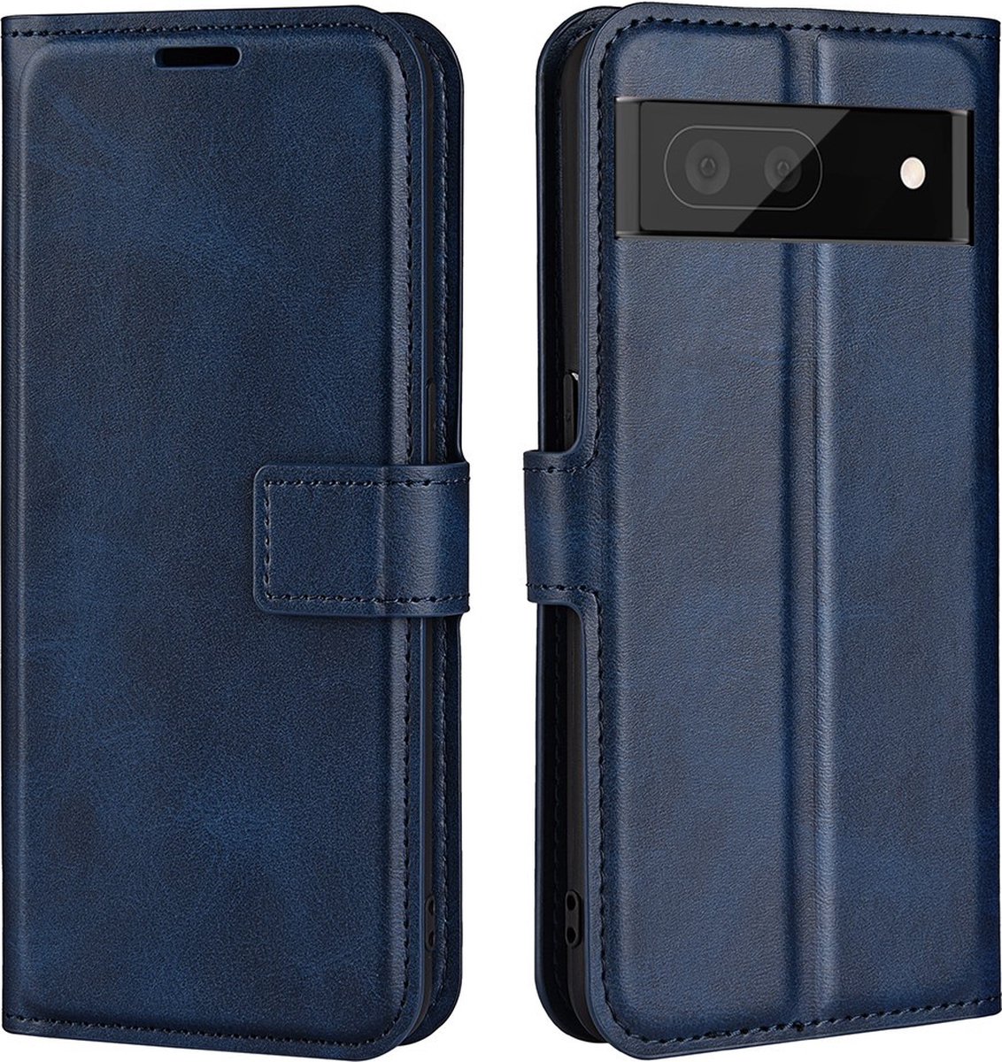 Coverup Hoesje - Geschikt voor Google Pixel 6a Hoesje - Coverup Deluxe Book Case - Blauw