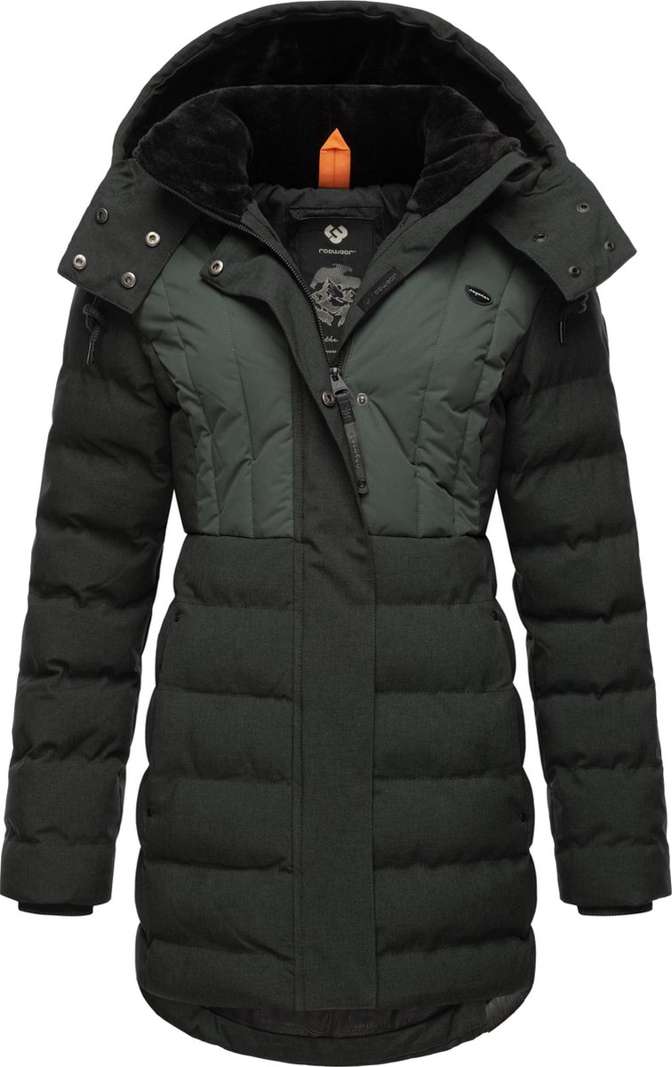 Ragwear Dames winterjas Ashanta Block