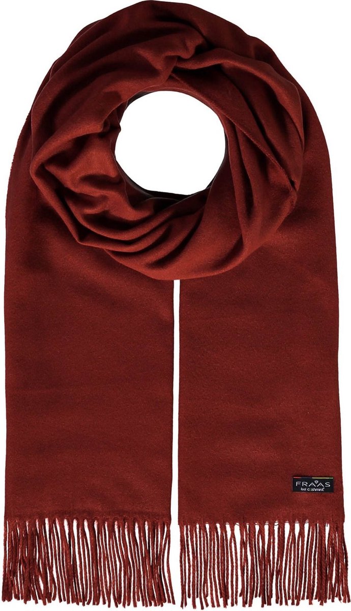 FRAAS Sjaal Pure Polyacrylic Scarf Rust Rood