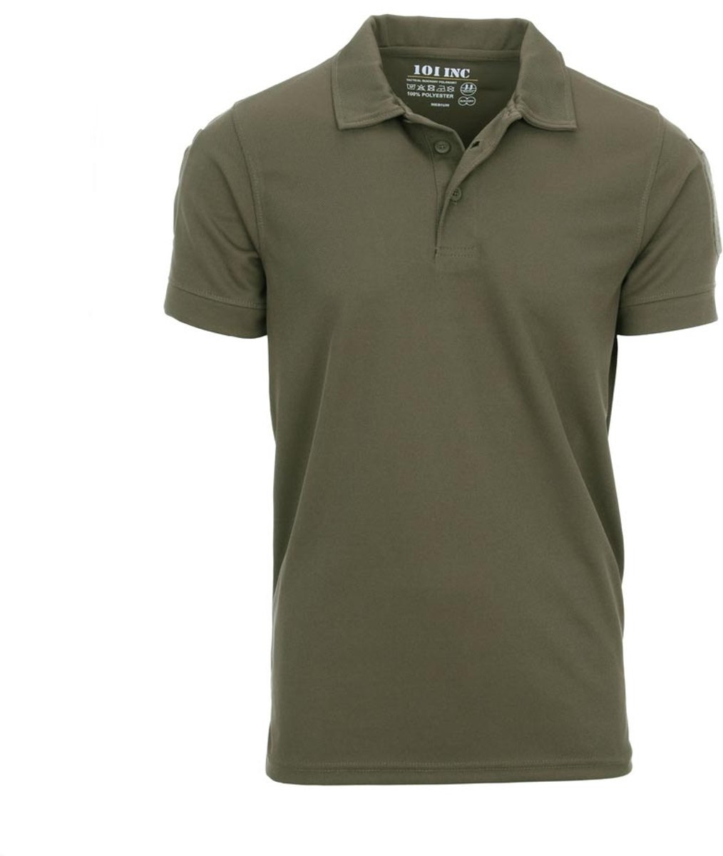 101 INC Tactical polo Quick Dry Groen