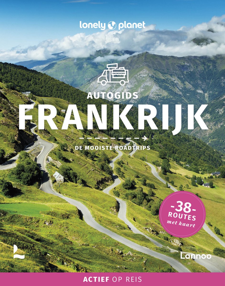 Omslag van Lonely Planet autogids Frankrijk