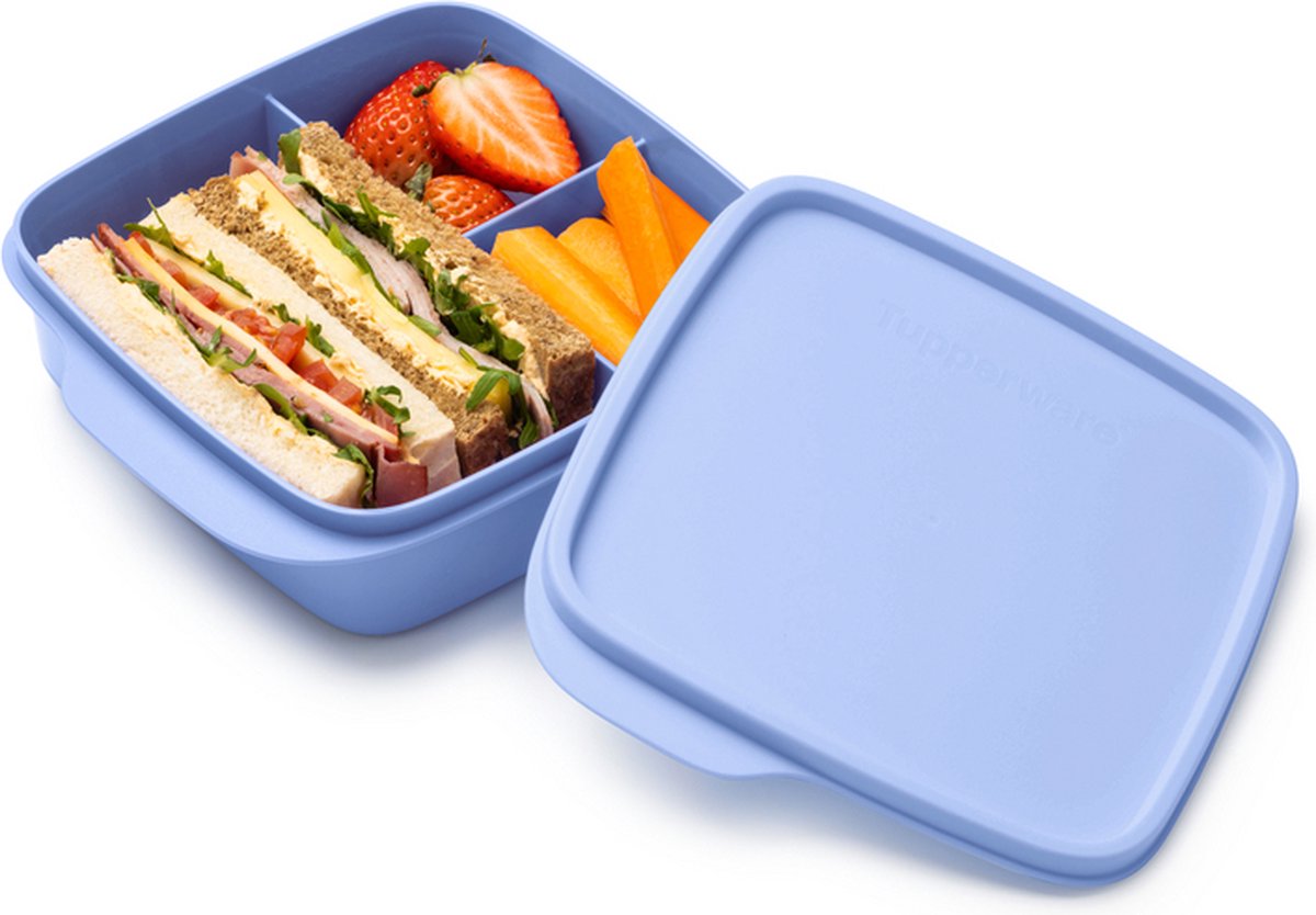 Tupperware drievaksdoosje nieuwe kleur lila