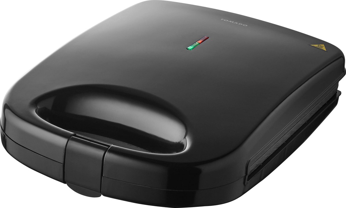 Tomado TGS4000B - XXL Tosti apparaat - 4 tosti's - Panini grill - PFAS vrij - Grill apparaat - 1200W - Tosti ijzer - Zwart thumbnail 4