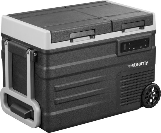 Steamy-E Dual Zone Roller Elektrische Compressor Koelbox Op Wielen (41 liter) van Steamy — afbeelding 3