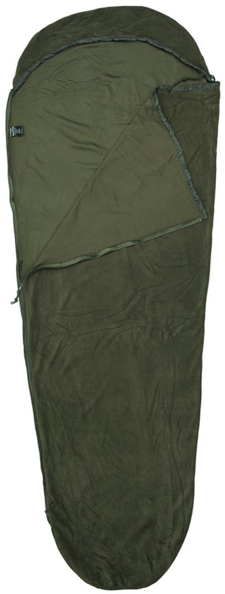 Slaapzak fleece bushcraft series Groen
