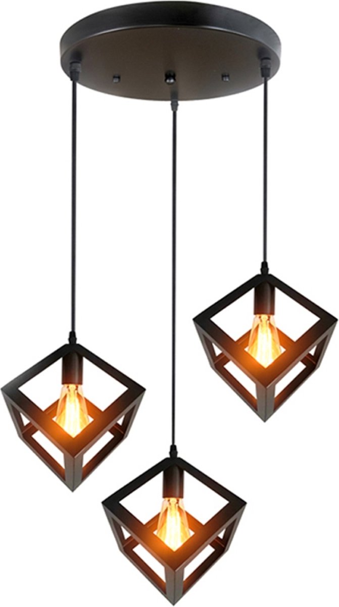 OHNO - Woonaccessoires - Avery Hanglamp - Zwart - Tijdloos - Modern - Industrieël