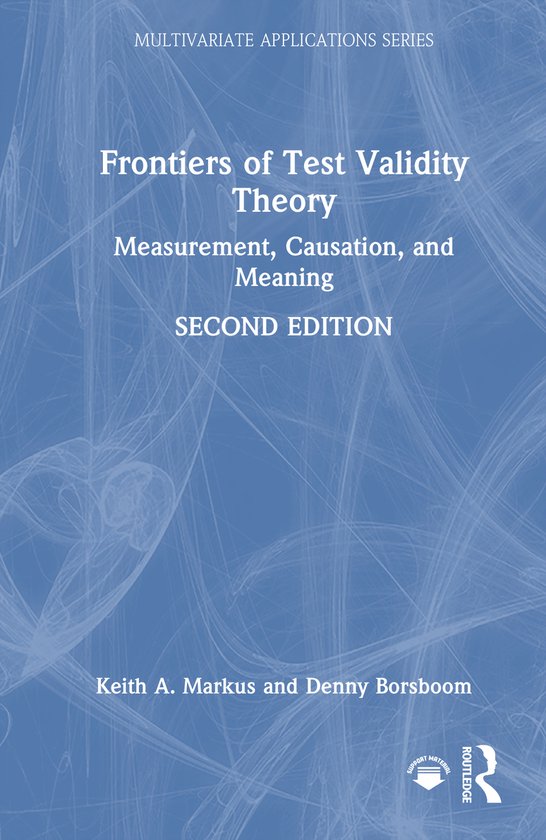 Multivariate Applications Series- Frontiers of Test Validity ... - cover