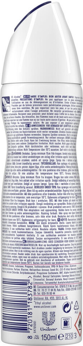 Goedkoopste Rexona Deodorant Spray Advanced Protection Ultra Dry Biorythm 150 ml