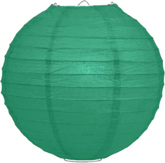 Groene lampion 25 cm met lampionstokje - Sint Maarten lampionnen van Shoppartners — afbeelding 5