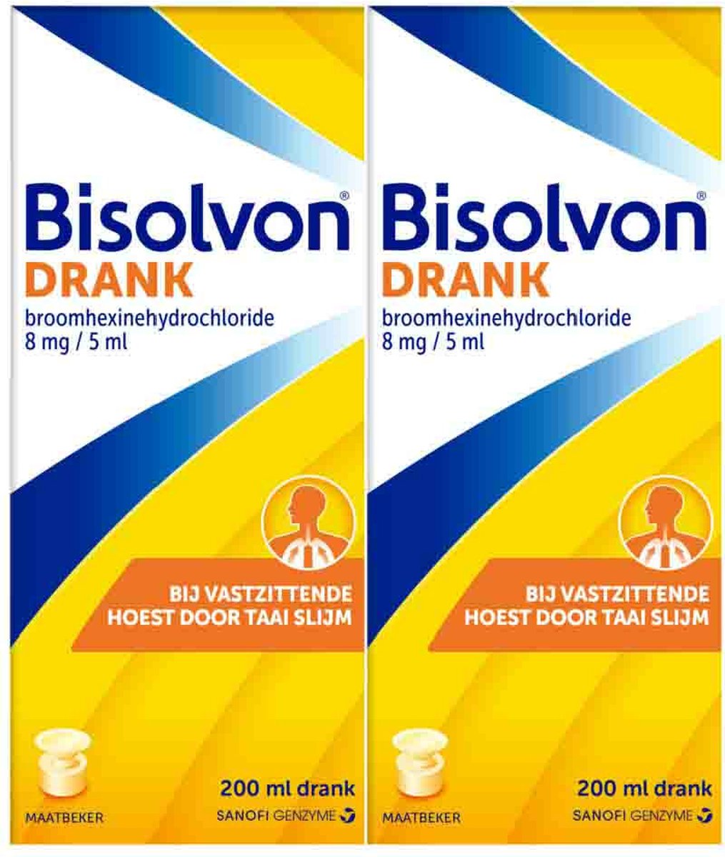 Goedkoopste Bisolvon Drank Vastzittende Hoest - 2 x 200 ml