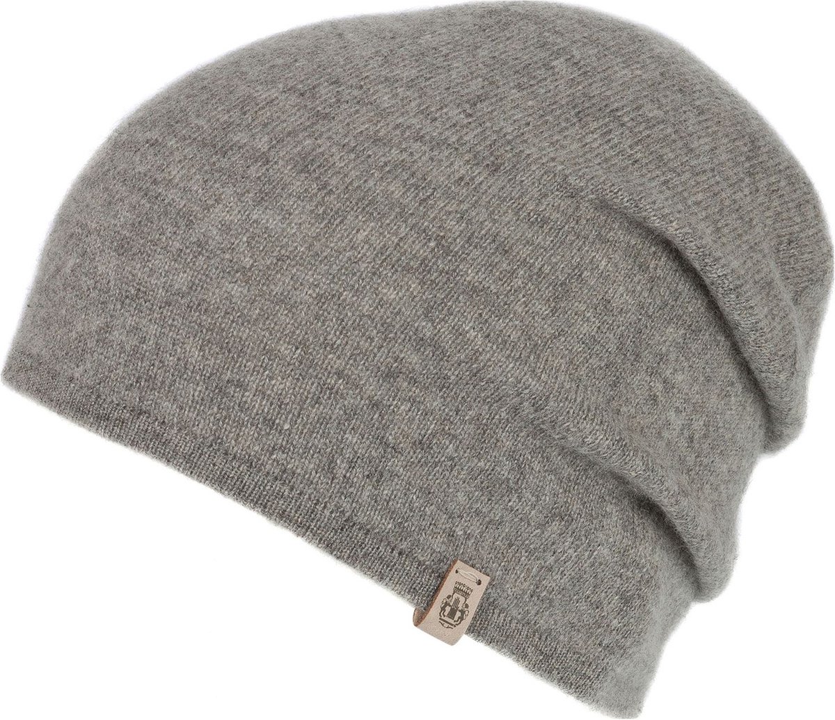 ROECKL Dop Pure Cashmere Beanie Flanell Grijs