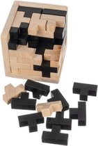 Draai van de Crystal - 3D houten brain teaser puzzle, houten puzzel, handgemaakte hersenkraker