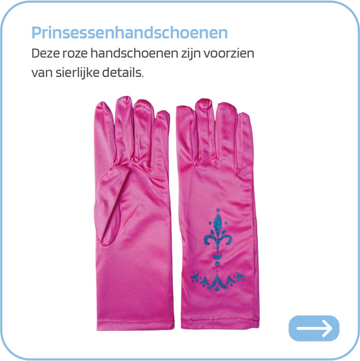Jobber Toys - Prinsessenjurk Glitter Roze Cape + Kroon + Toverstaf — afbeelding 6