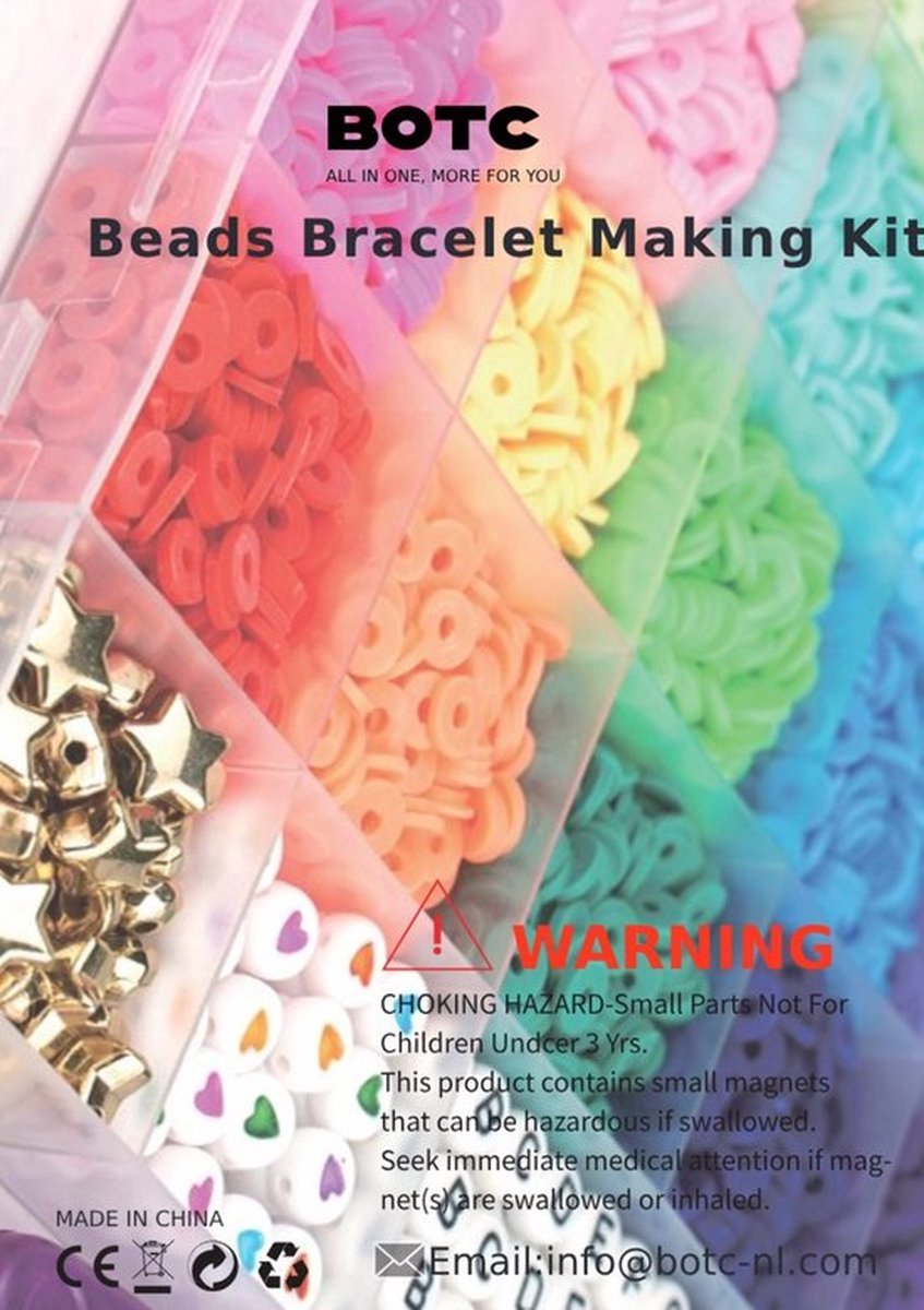 BOTC Sieraden Set - knutselen Meisjes - Armbandjes maken meisjes - 24+ kleuren - Sprankelende Sieraden Maken Pakket - Kralen Set — afbeelding 7