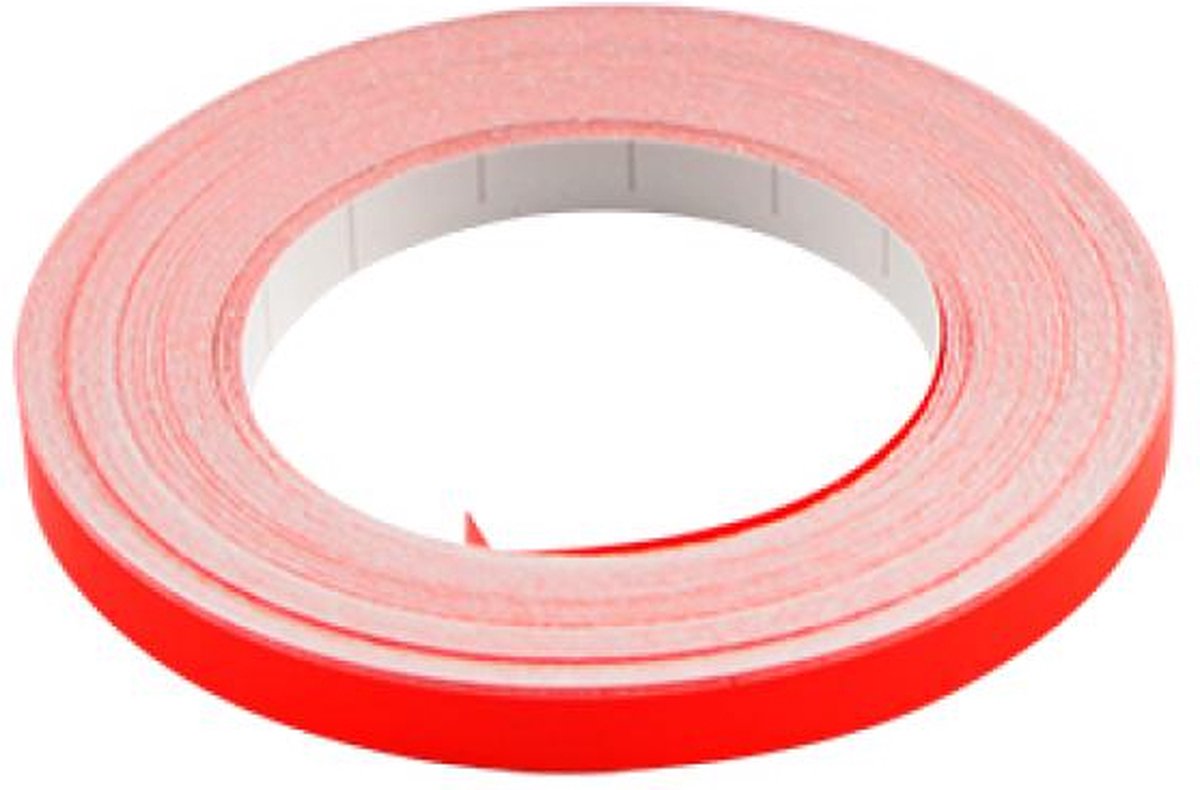 motip motorfiets velglint nlf03bk fluorescerend rood 6mm x 10m nieuw