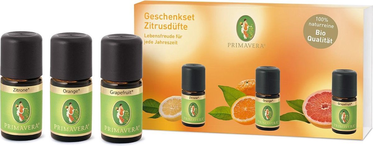 Goedkoopste Organic Gift Set citrus geuren Etherische olie Primavera