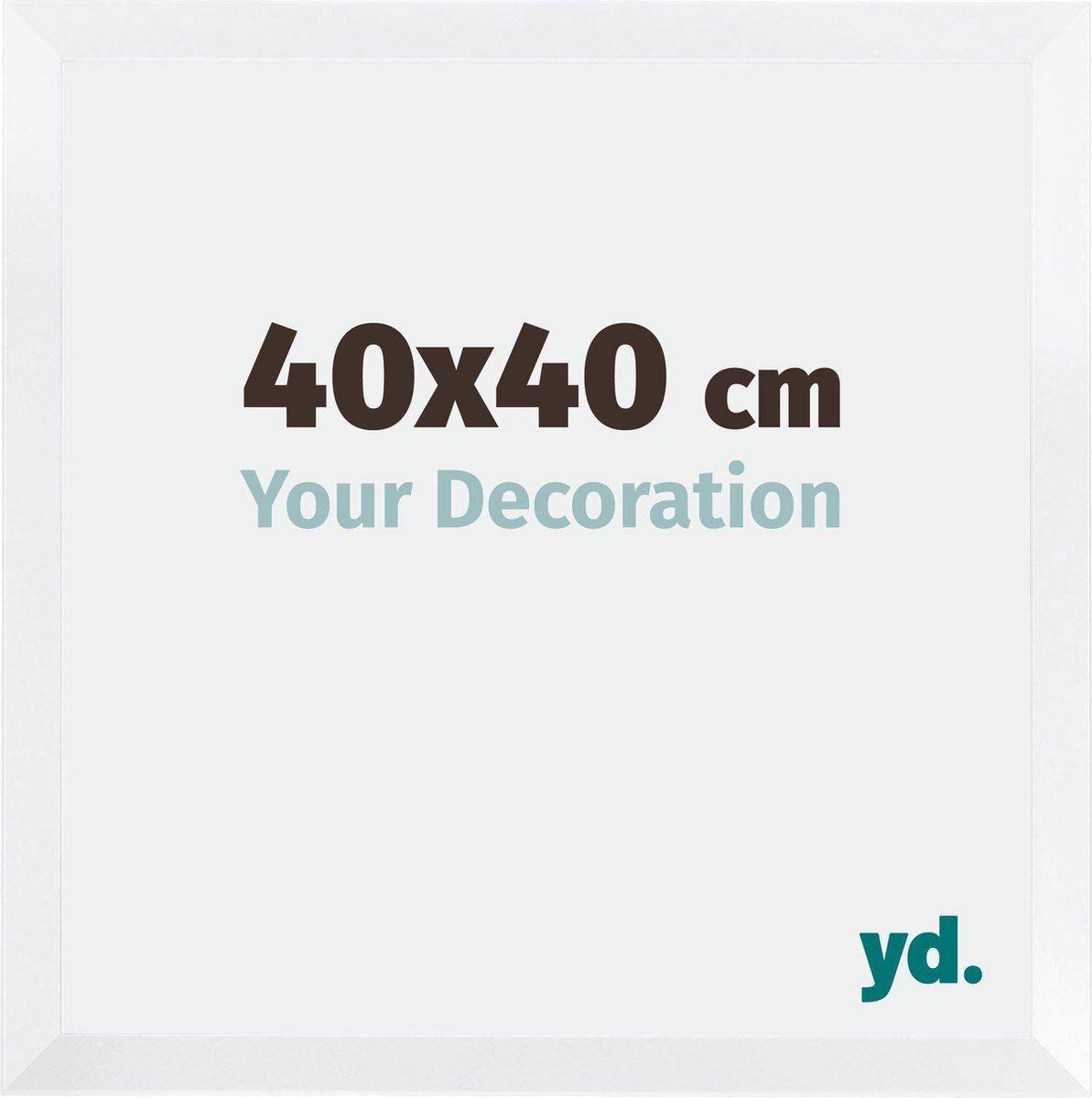 yd. Your Decoration - Fotolijst 40x40 cm - MDF - Wit Mat - Catania