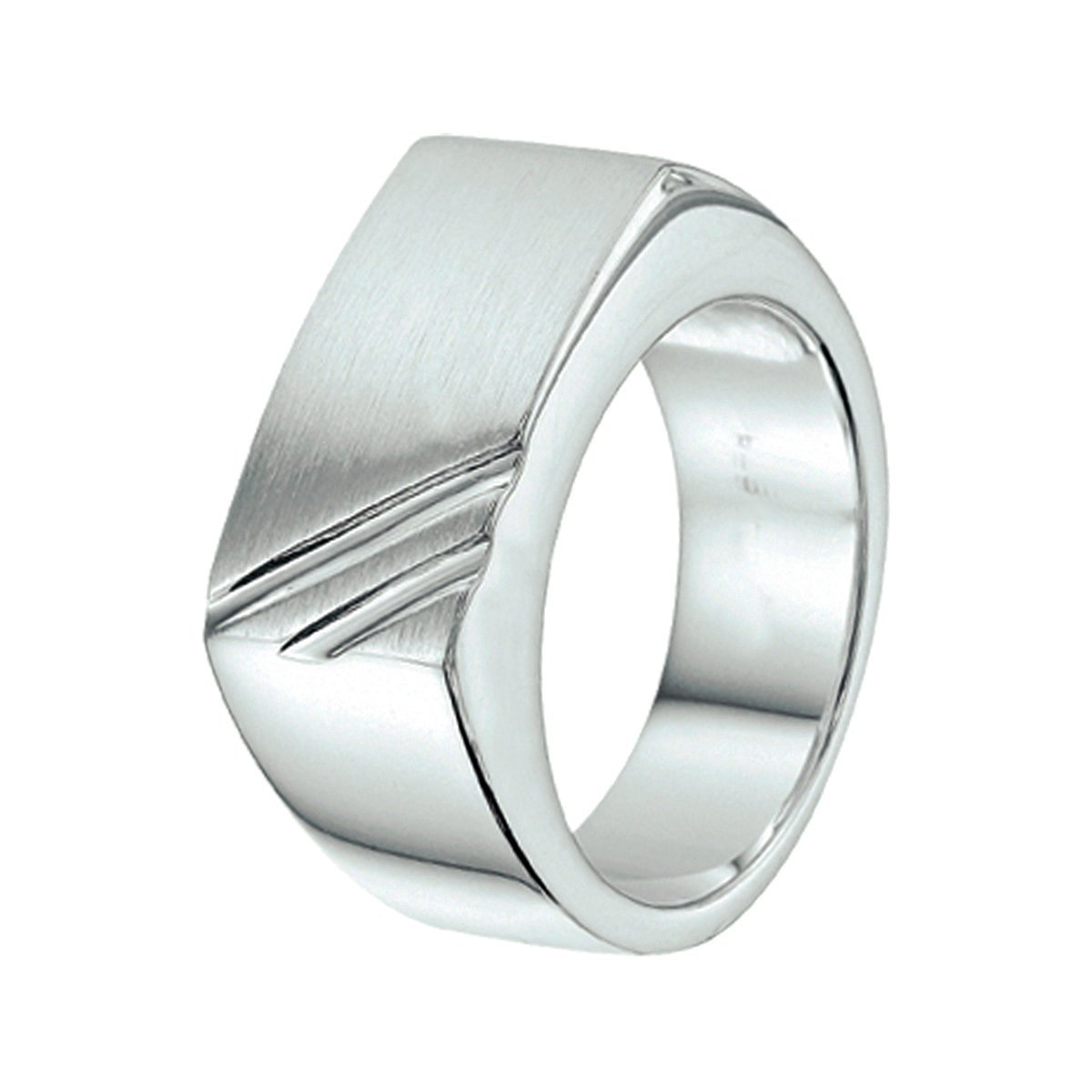 Gerhodineerd Zilver Ring Poli/Mat 1337924