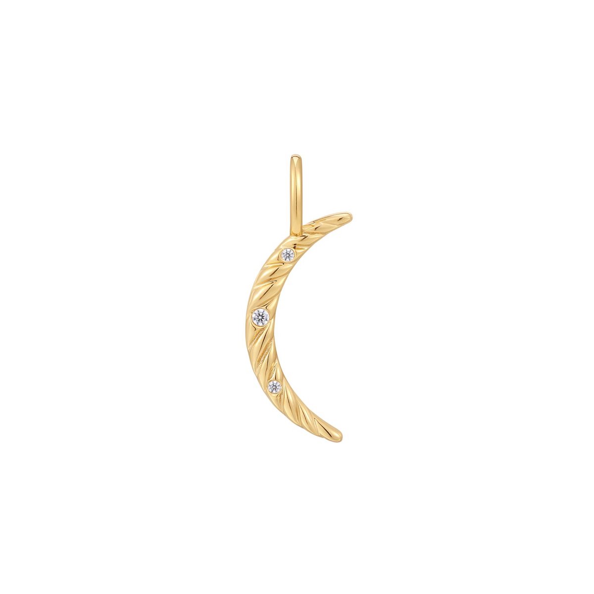Ania Haie AH NC048-10G Pop Charms Dames Hanger - Fantasie - Sieraad - Zilver - Goudkleurig - 925 Zilver - 8 mm breed - 17 mm lang