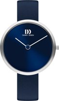 Danish Design Centro Horloge - Danish Design dames horloge - Blauw - diameter 36 mm - roestvrij staal