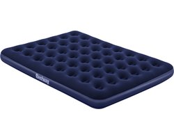 Bestway Pavillo Inflatable Flocked Airbed - luchtbed - queen size - 203x152x22 Cm - 67003 - Blauw