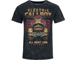 Electric Callboy All Night Long Heren T-shirt - houtskool - XL