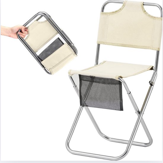 Redcliffs Campingkruk opvouwbaar rood 35 x 35 x 45 cm 1 s
