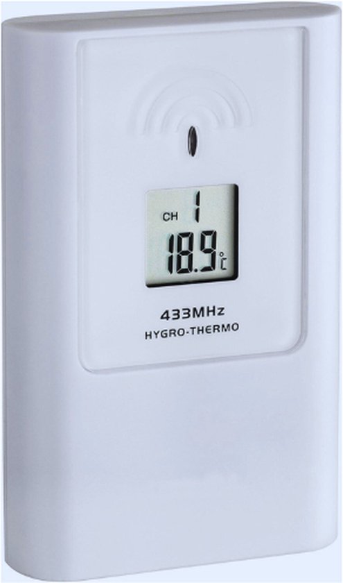 ULTECHNOVO Lichtgevende Autothermometer – Analoge Hygrometer, Compact (4x4 Cm), Metaal En Glas – Voor Dashboard Of Ventilatieopening – Ook ’s Nachts Afleesbaar