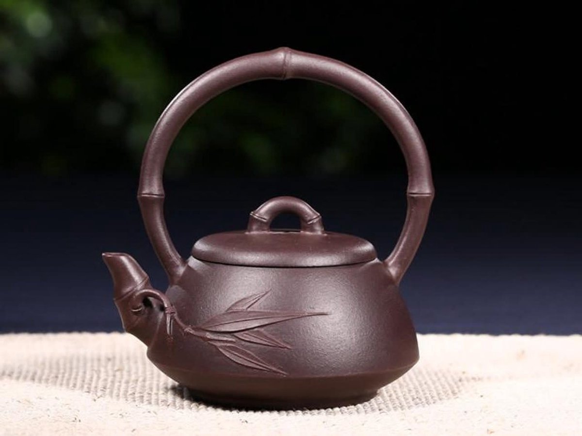 Fine Asianliving Chinese Yixing Kungfu Theepot Zisha Klei Handgemaakt 170ml