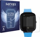 Savvies - Screenprotector voor One2Track Connect NEO - Folie Beschermfolie transparant (6 Stuks)