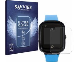 Savvies - Screenprotector voor One2Track Connect NEO - Folie Beschermfolie transparant (6 Stuks)