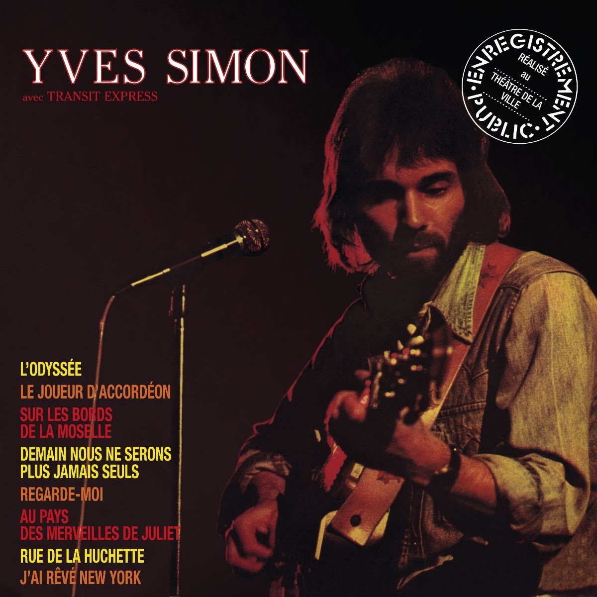 Yves Simon Avec Transit Express - Enregistrement Public Réalisé Au Théâtre De La Ville (CD)
