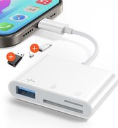 SD Kaart Lezer - iPhone - USB-C & Micro SD - Cardreader - Kaartlezer - Skoov