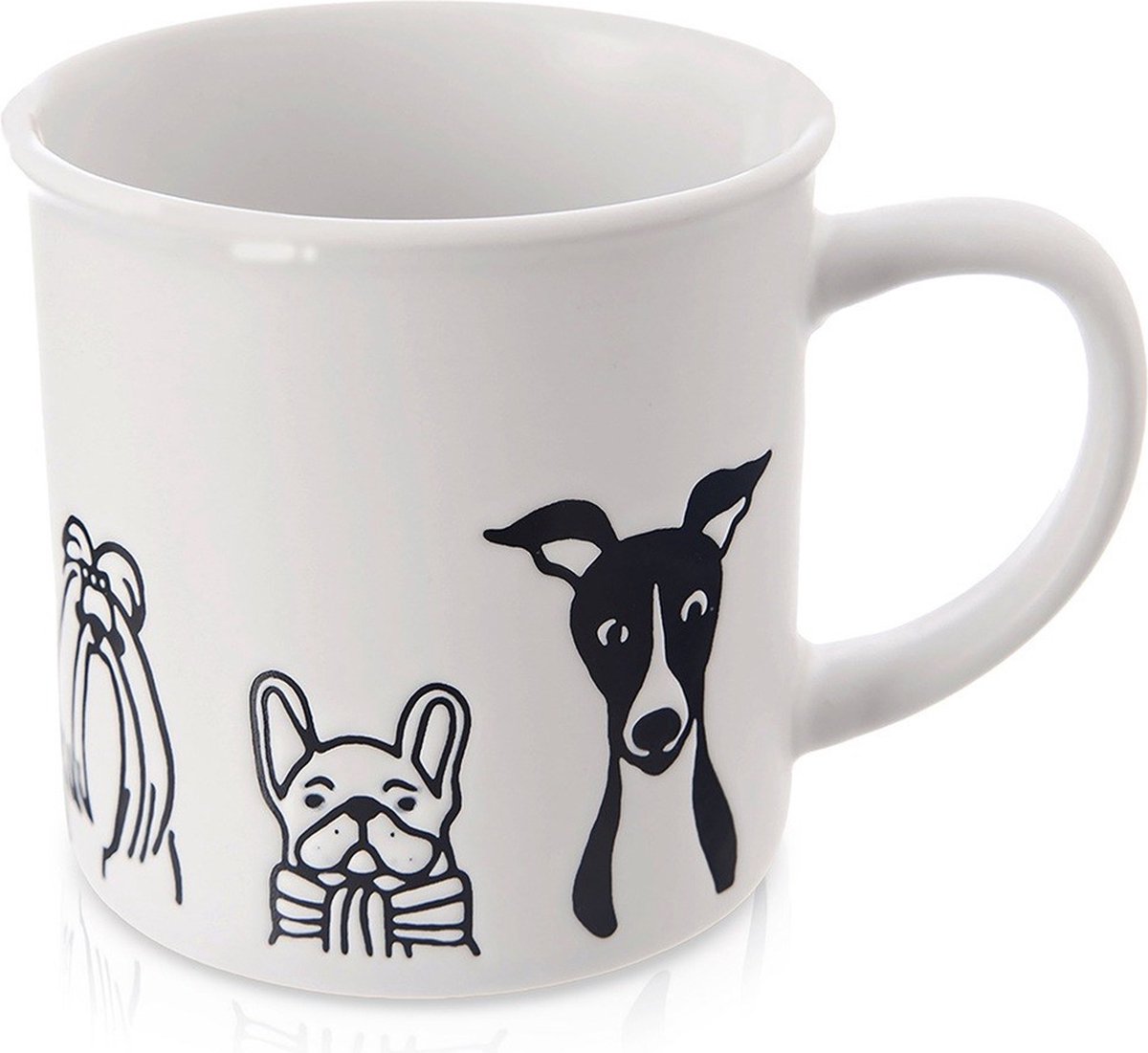 Mok Keramiek Wit 500 ml - Koffiemok - Theebeker - Koffie - Beker