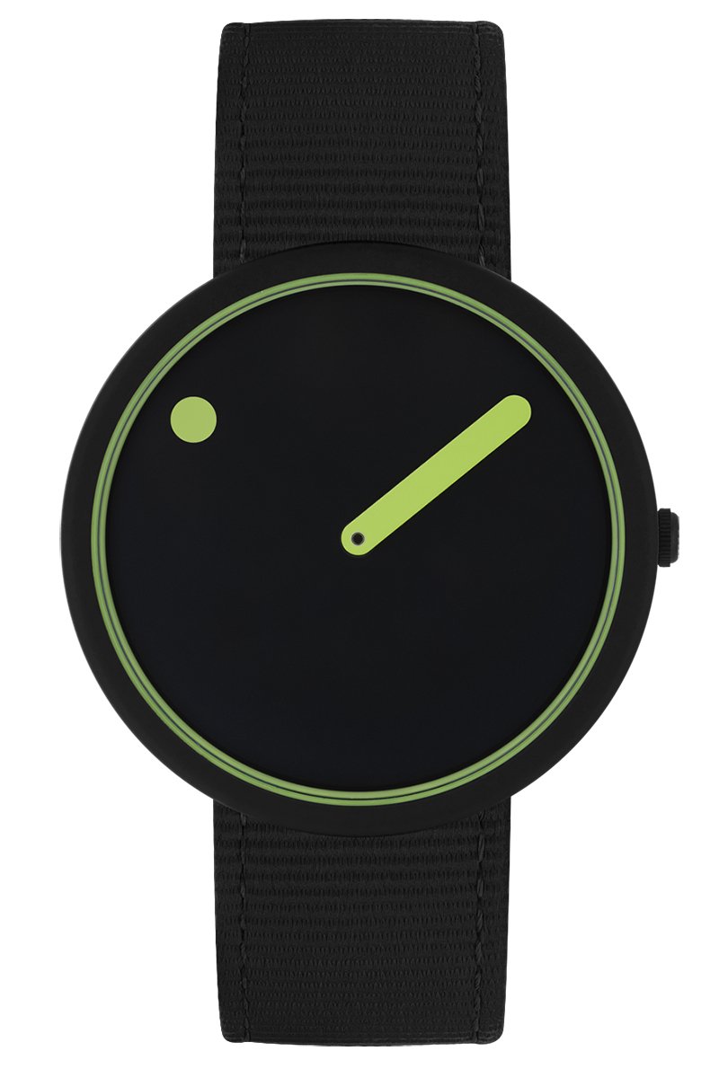 Picto Ocean Ghost Nets Black Paradise Designhorloge - Zwart - R44023-R006- 40mm