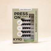 KYRO Beauty 'Press On Lashes' doos met 33 clusters wimpers, 8mm tot 14mm.