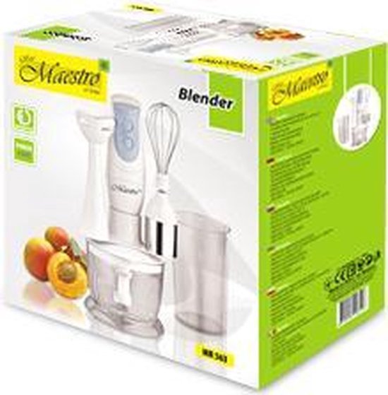 Maestro MR-563 - Staafmixer set - Wit van Maestro — afbeelding 5
