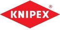 KNIPEX logo in rode ruitvorm.